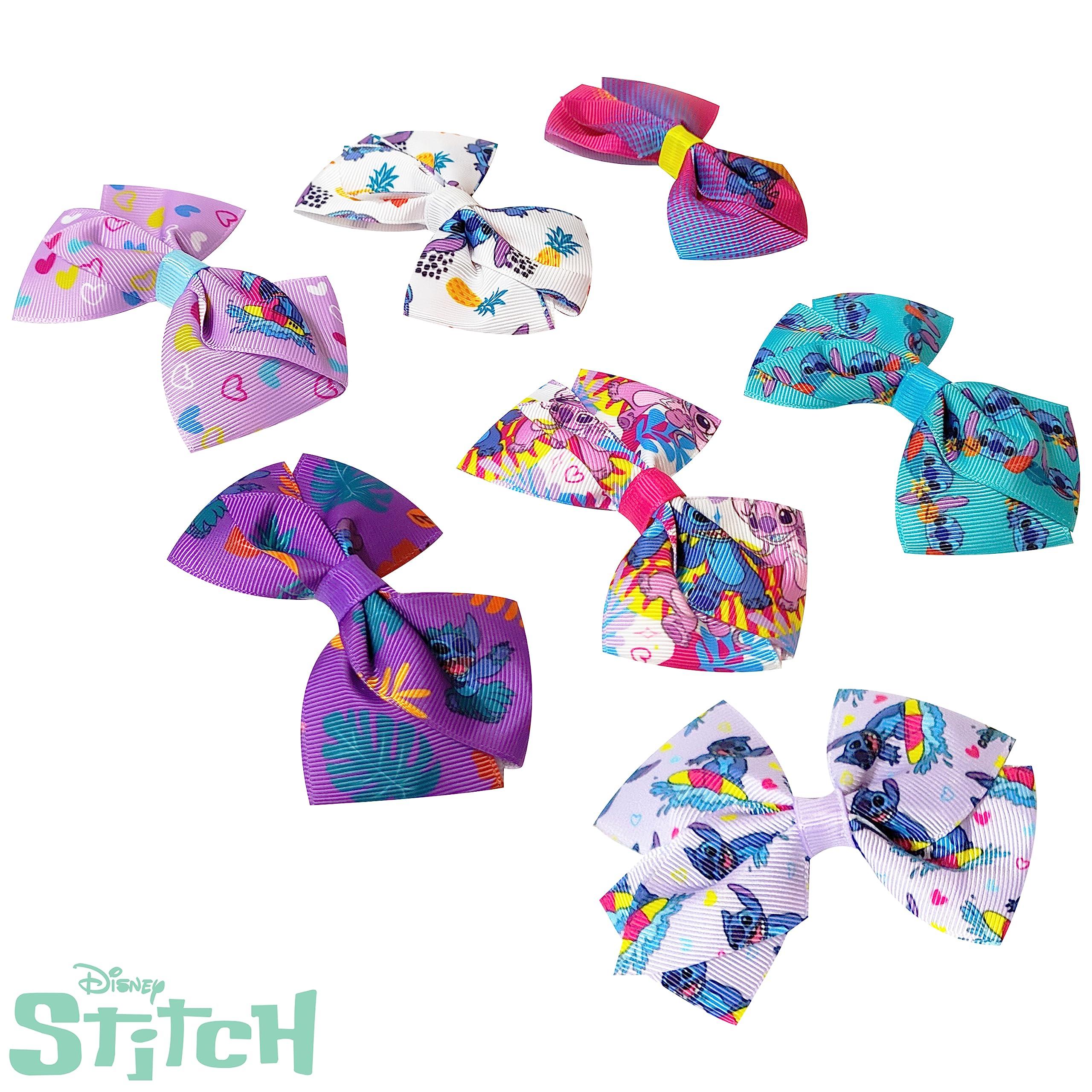 Disney Stitch Hair Bows - Hair Accessories Gift Set
