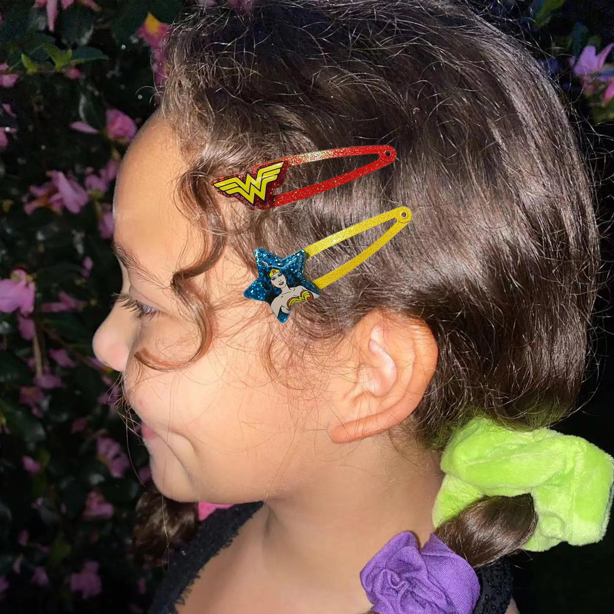 Wonder Women Snap Hair Clips - 8 pack