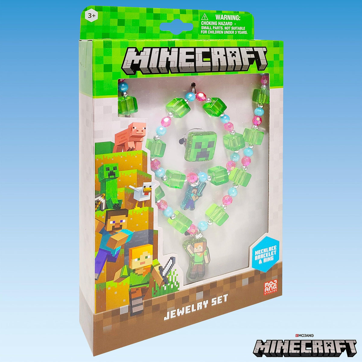 Minecraft Girls Jewelry Box Set