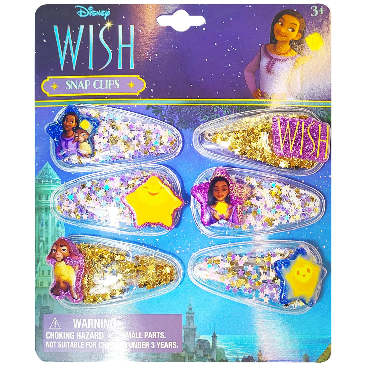 Disney Wish Hair Clip Set
