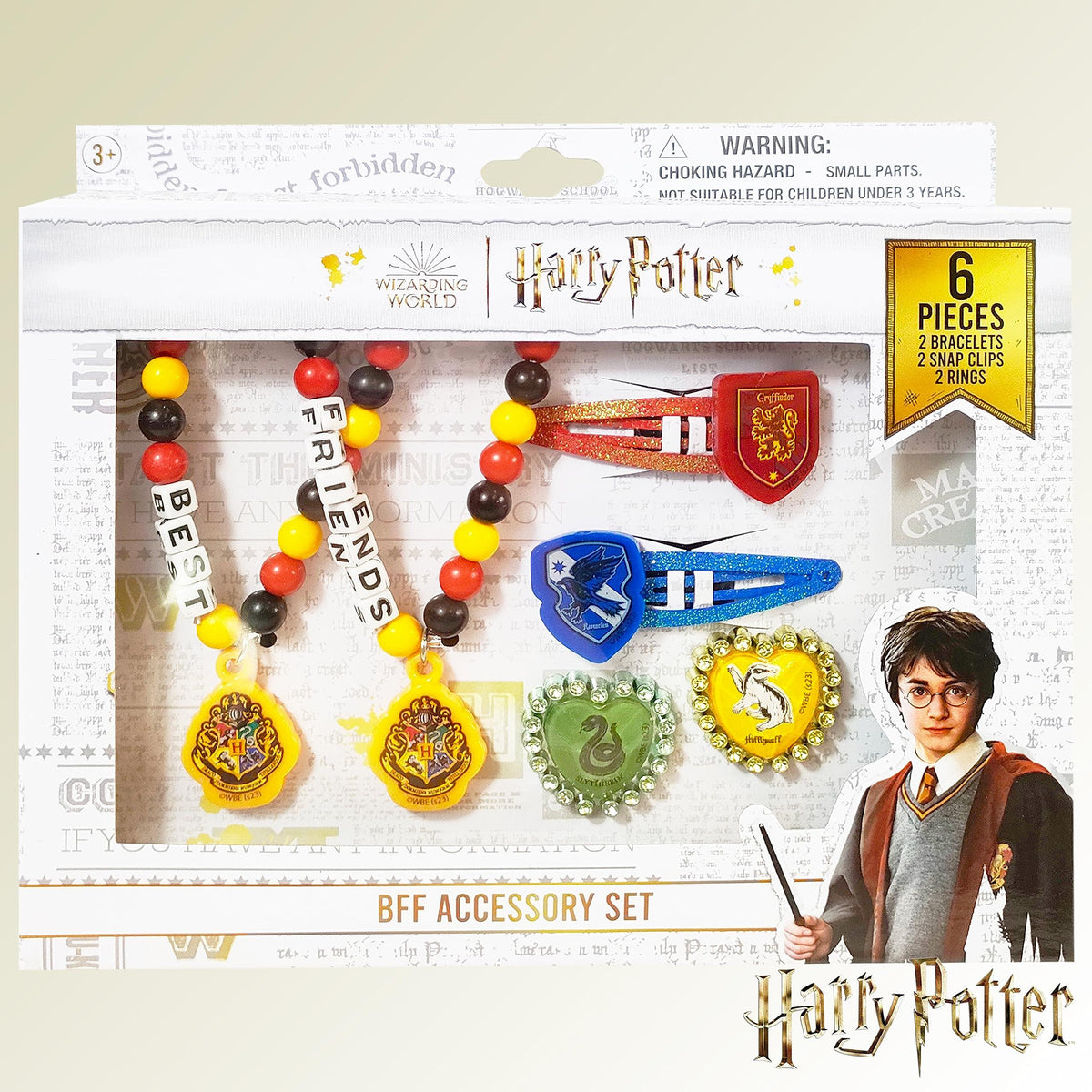 Harry Potter Girls BFF 6 Piece Toy Jewelry Box Set
