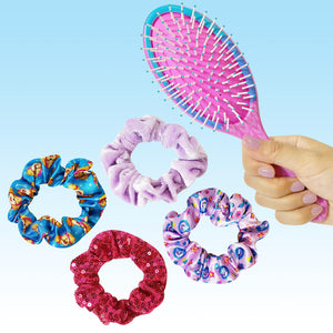 Luv Her Paw Patrol Hair Accessories Set - 9 inch Detangling Brush, 4 Scrunchies & Hair Ties for Girls - LuvHer Shop