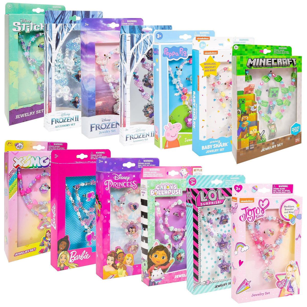 Minecraft Girls Jewelry Box Set