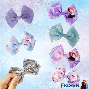 Frozen 2 Girls 7 Piece Princess Hair Bow Set - LuvHer Shop