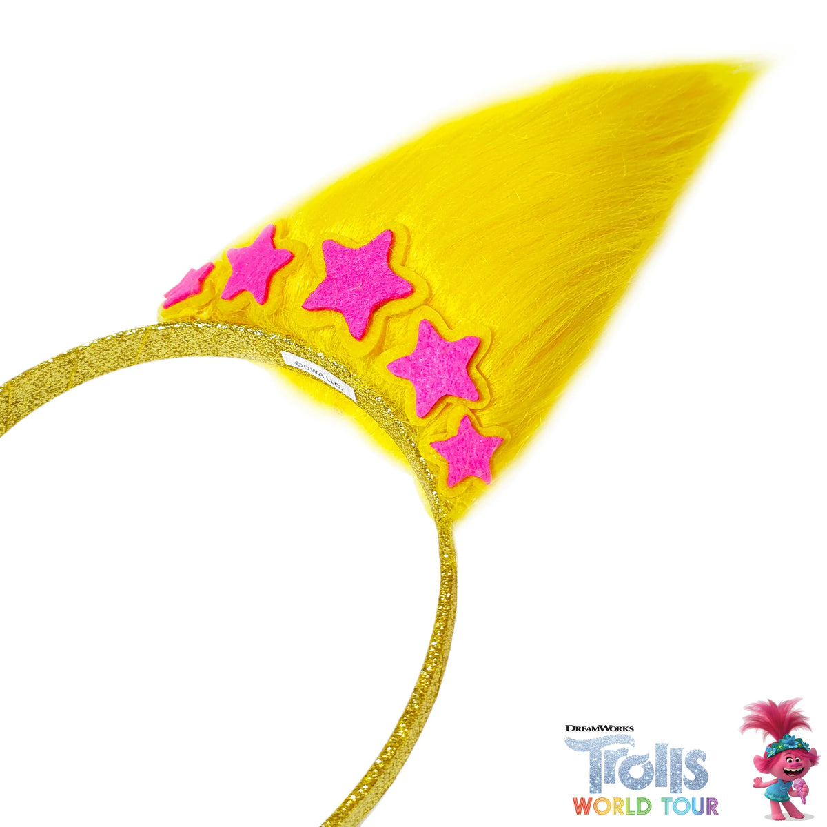 Trolls World Tour Headband with Character Wig
