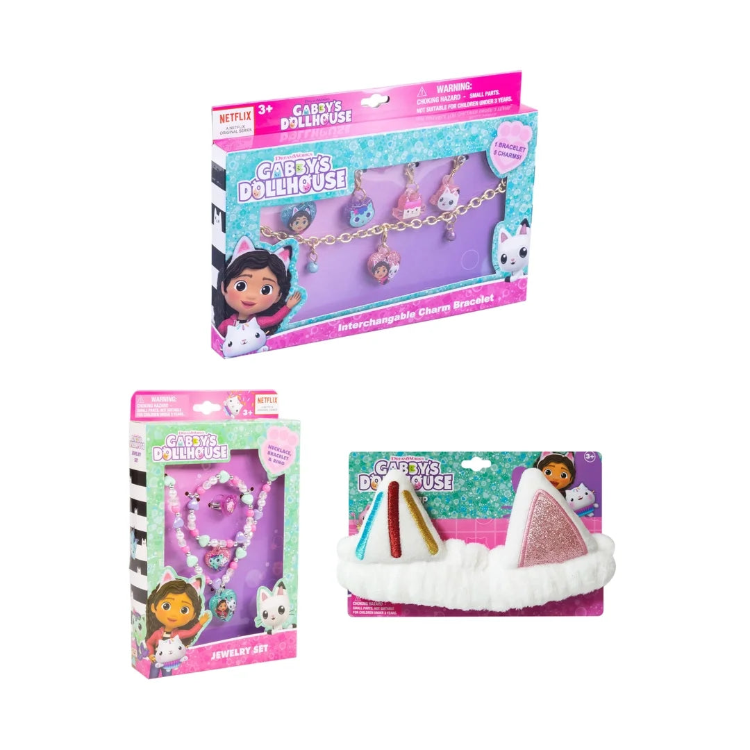 Gabby's Dollhouse Jewelry and Headband Bundle - Save 10%